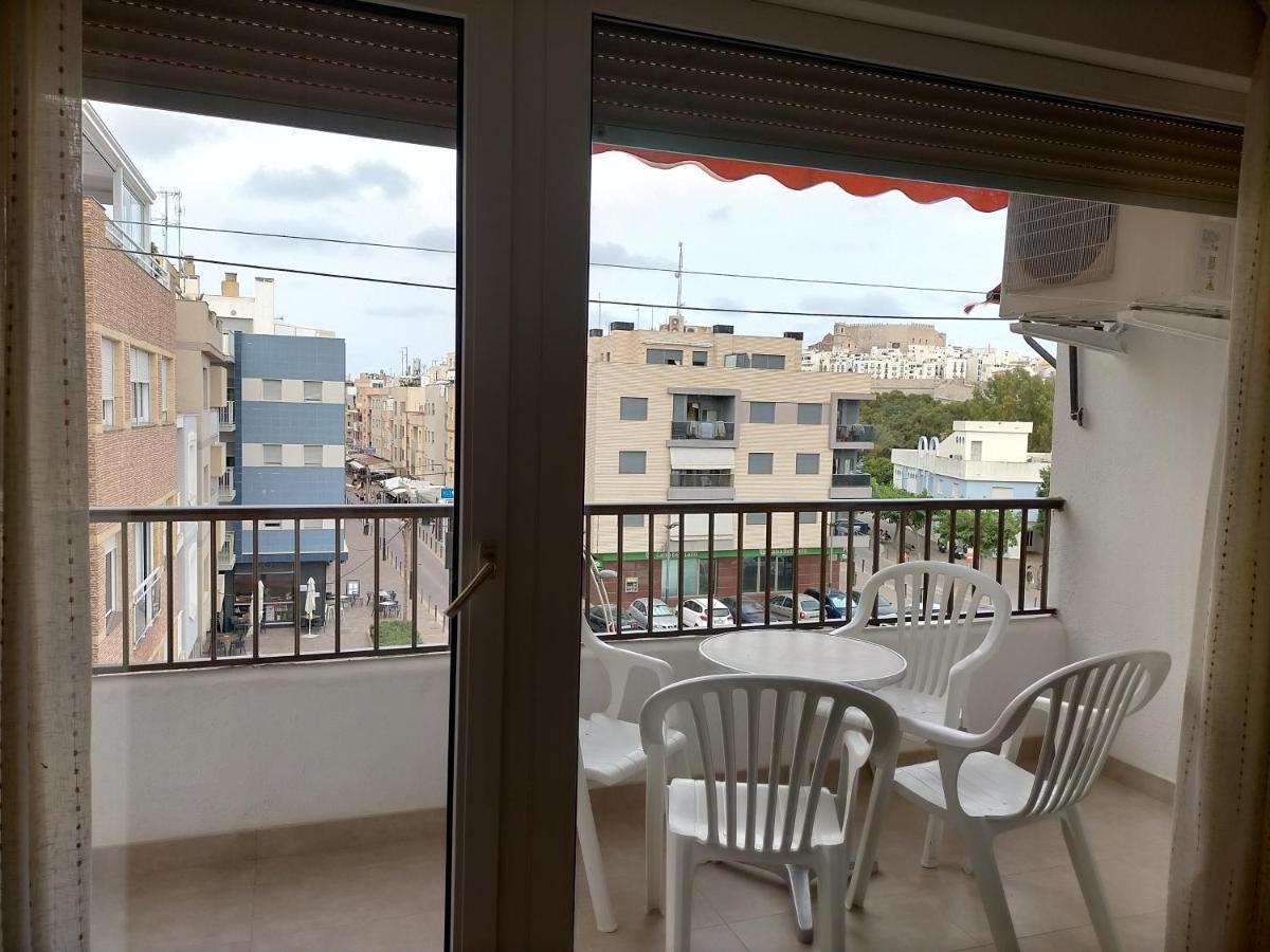 apartamento climatizado de tres dormitorios en el centro y junto a la playa Peñíscola Exterior foto